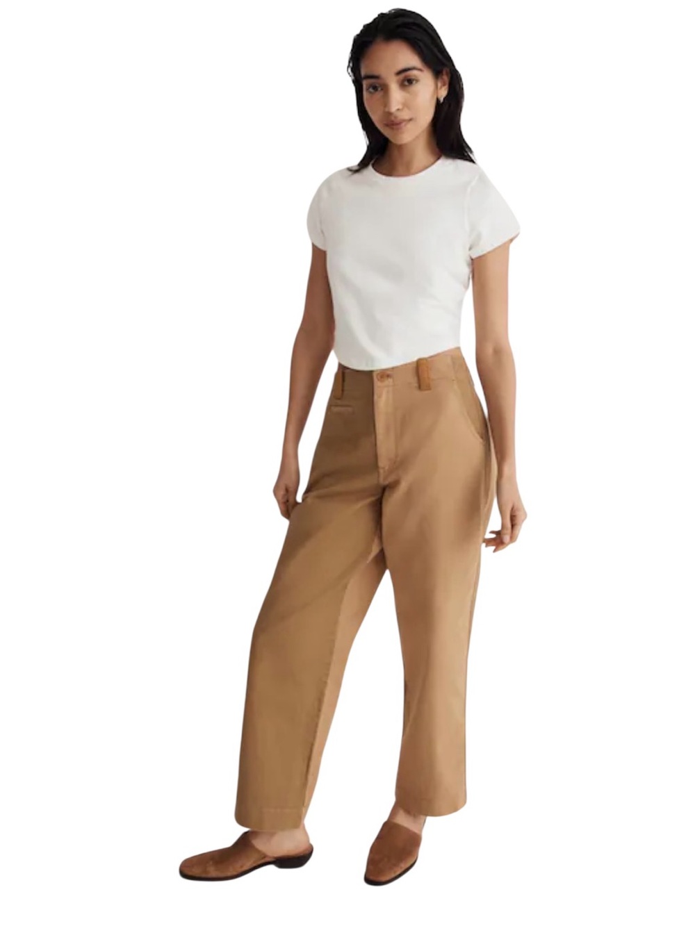 Madewell Colorblock Relaxed Pants in (Re)generative Chino Utility Pants 00